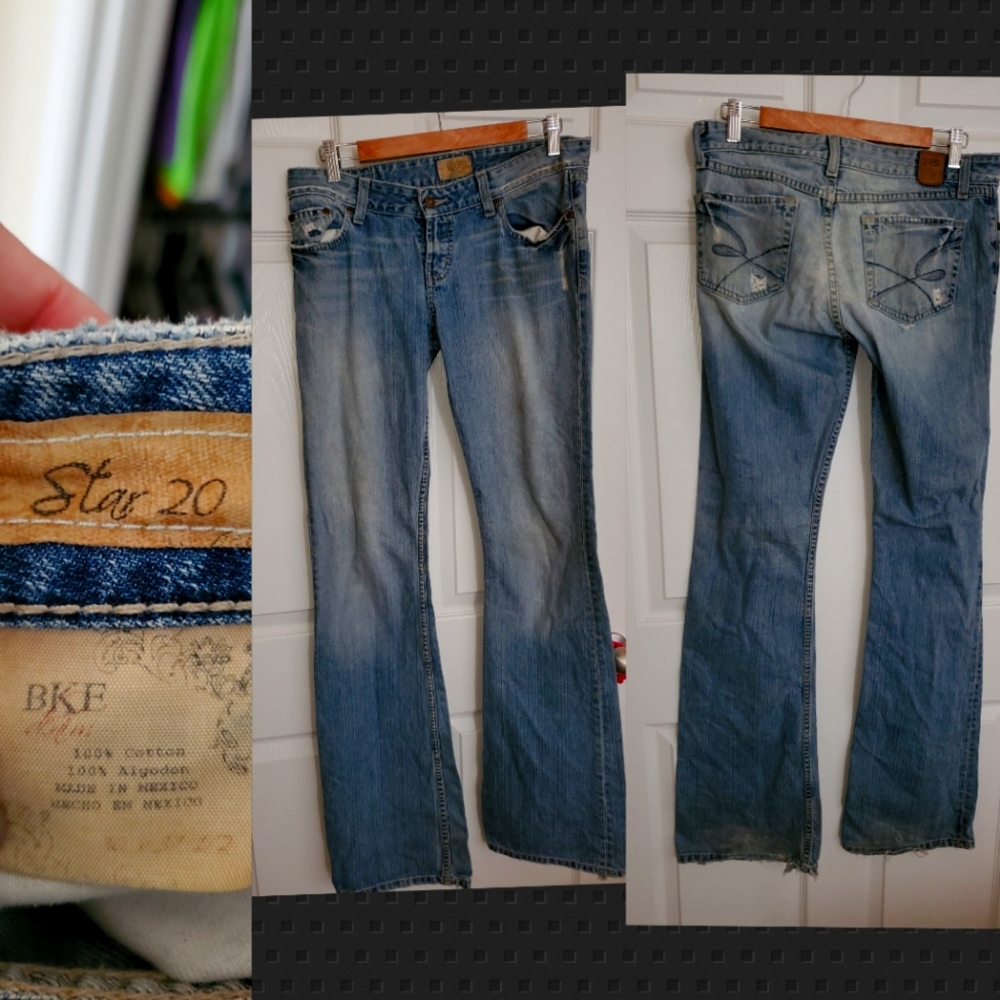 Bke Women's Jeans 30 waist  inseam 37.5
